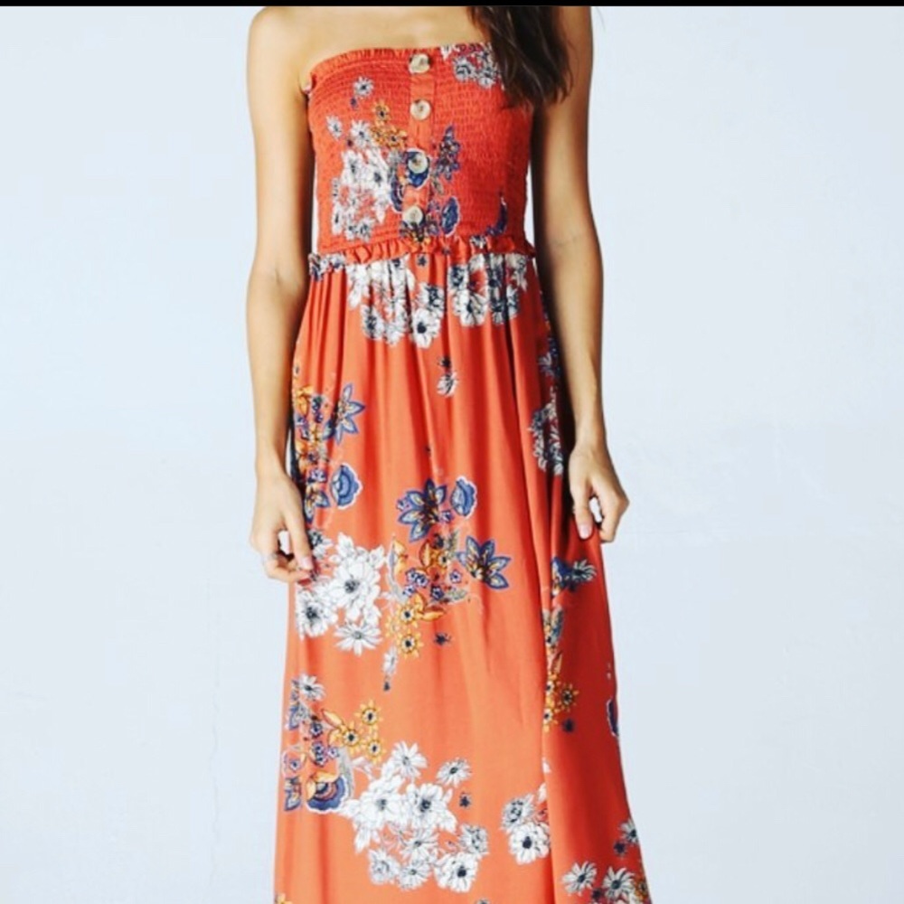 Strapless dress - Picture 1 of 3
